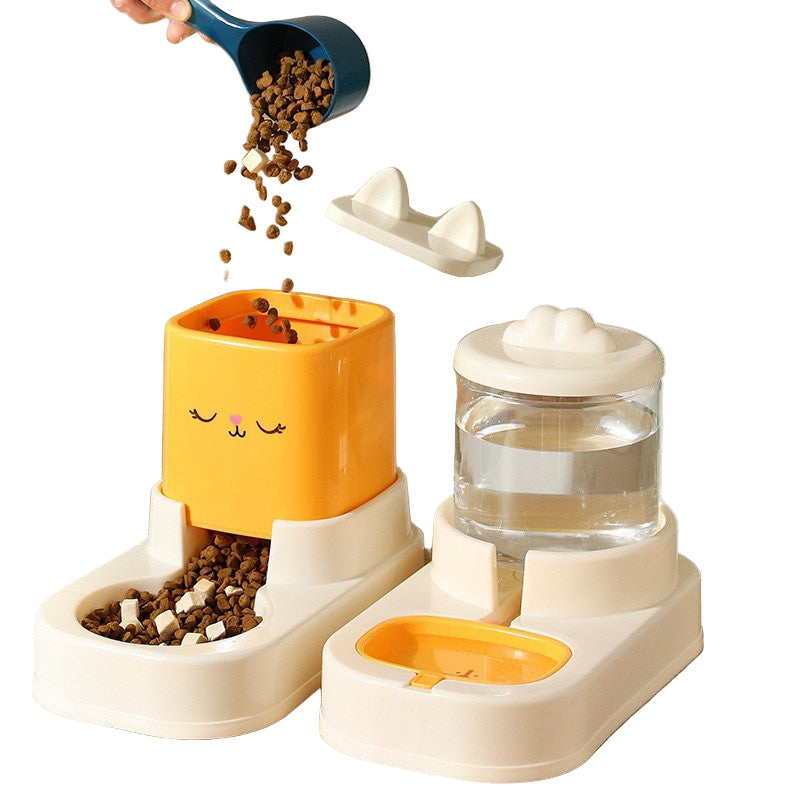 Food And Water Feeding Large Capacity Automatic Pet Supplies